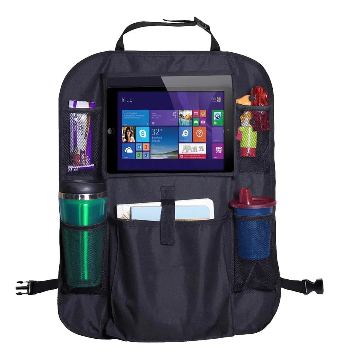Organizador Auto Asiento Porta Tablet Multifuncion Nacional