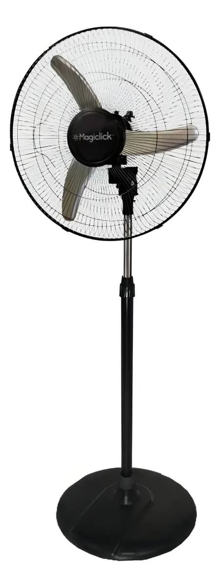 Ventilador Pie Pared Magiclick BMV20P Aspas Metálicas 20'' 80W Industrial Oscilante