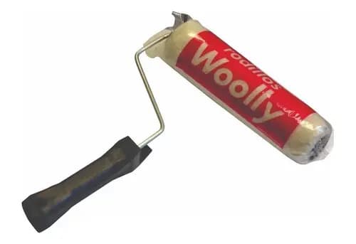Rodillo Lana Corta Woolly Satinado 17 cm Para Pintura Látex