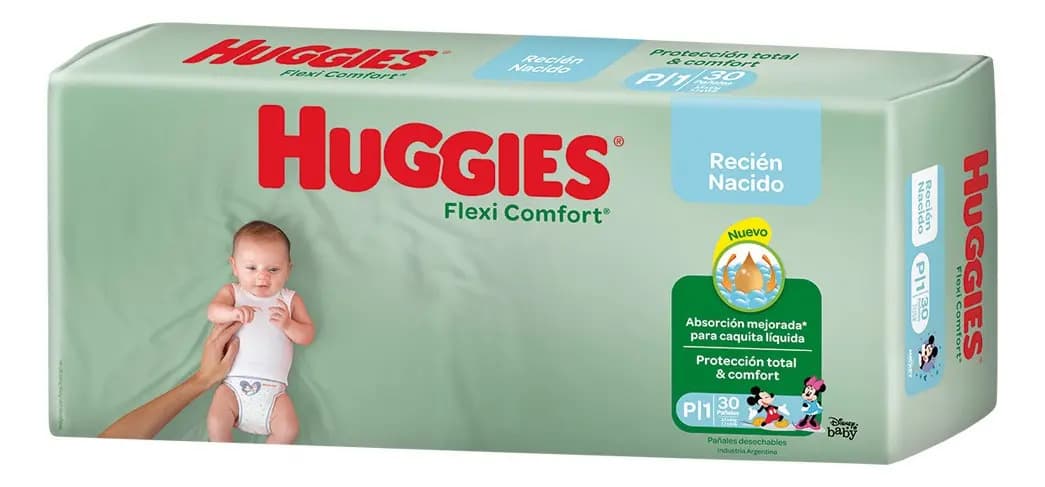 Pañales Huggies Flexi confort P