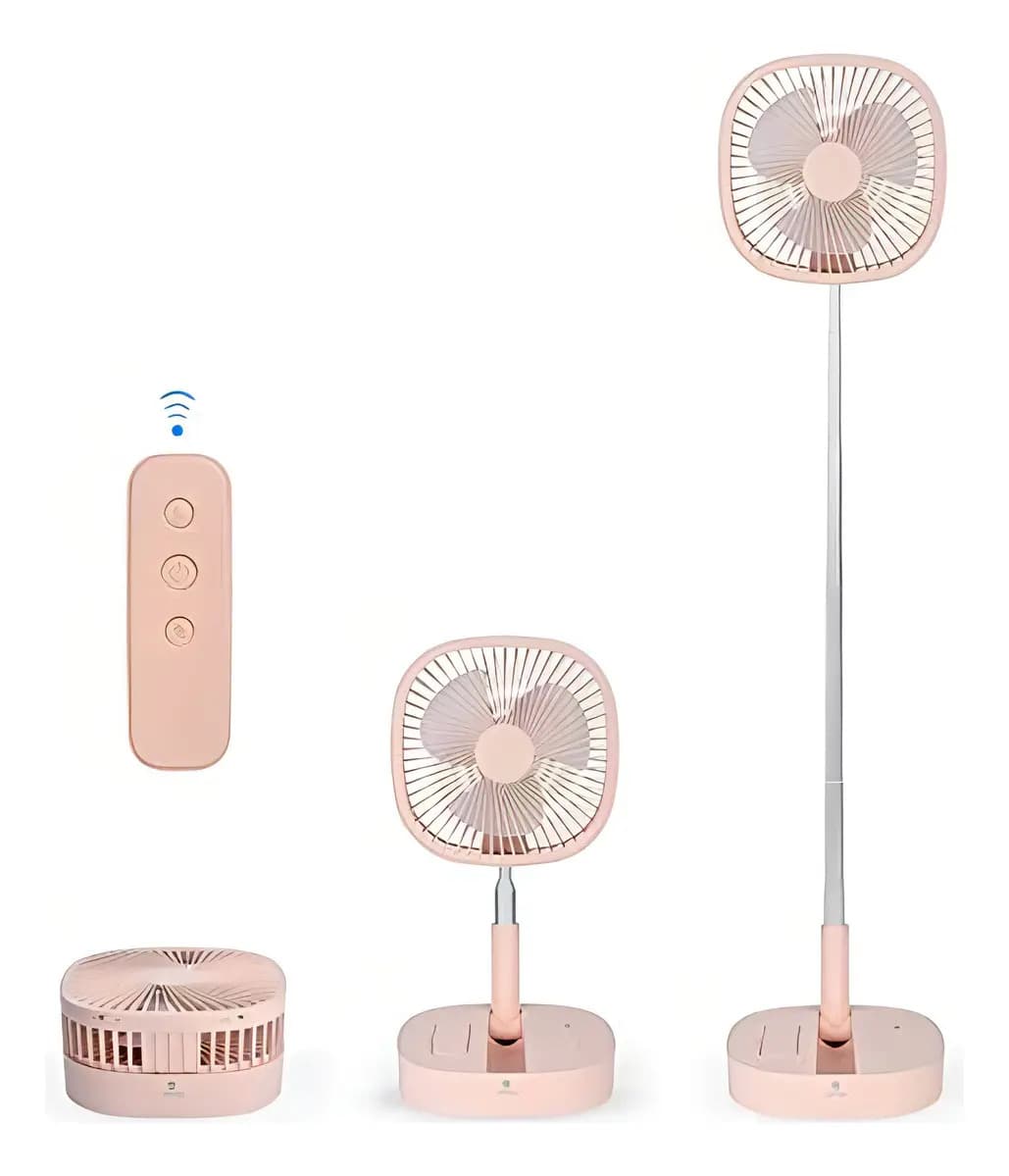 Ventilador De Pedestal Portátil - Ventilador De Pie Plegable