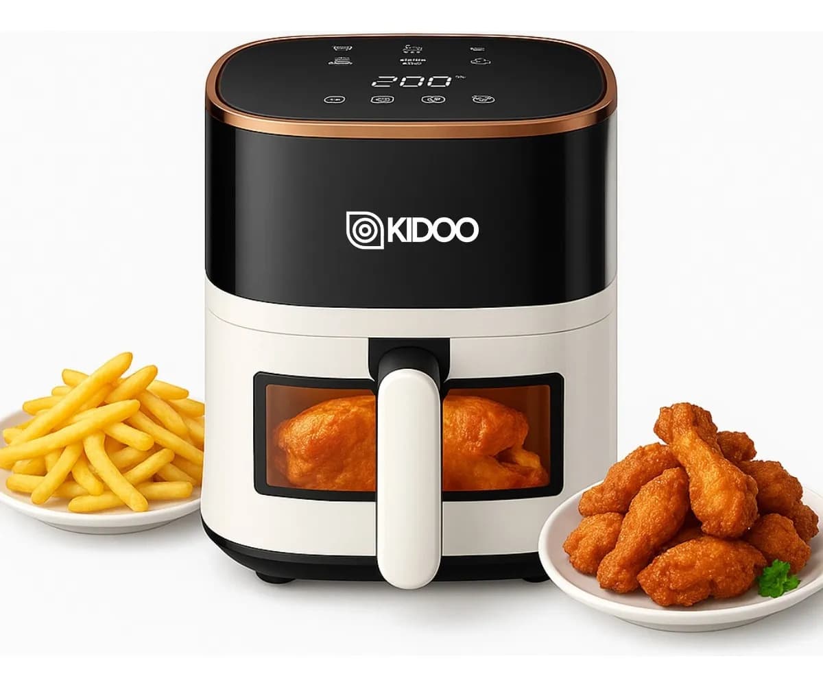Freidora Sin Aceite Airfryer Saludable 3,8 Lts 1200w Kidoo