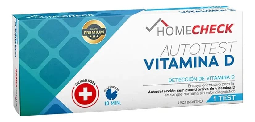 Test Vitamina D Homecheck - Detección Vitamina D Sin Sabor