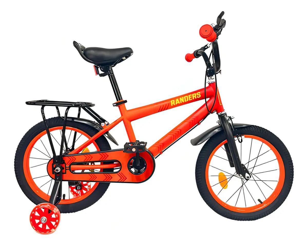 Bicicleta infantil infantil Randers Randers R16 tamaño del cuadro 16" color naranja
