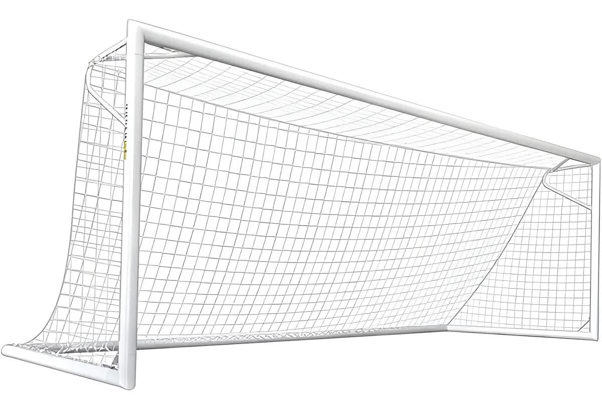 1 Red Arco Futbol 11 Profesional Trapezoidal Hilo 2,8mm