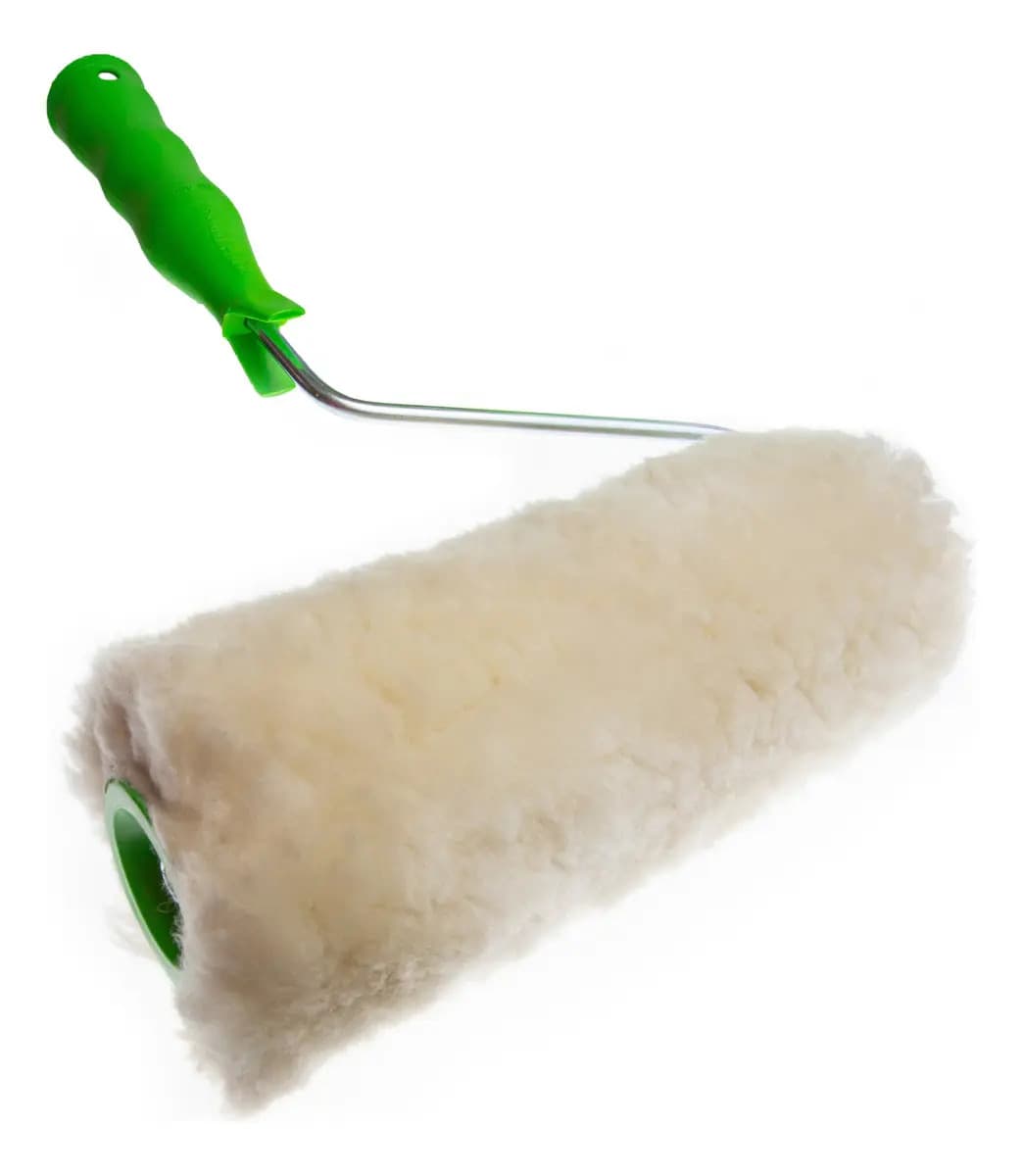 Rodillo Rosarpin Lana Natural Pelo Largo 22cm Pintura Látex