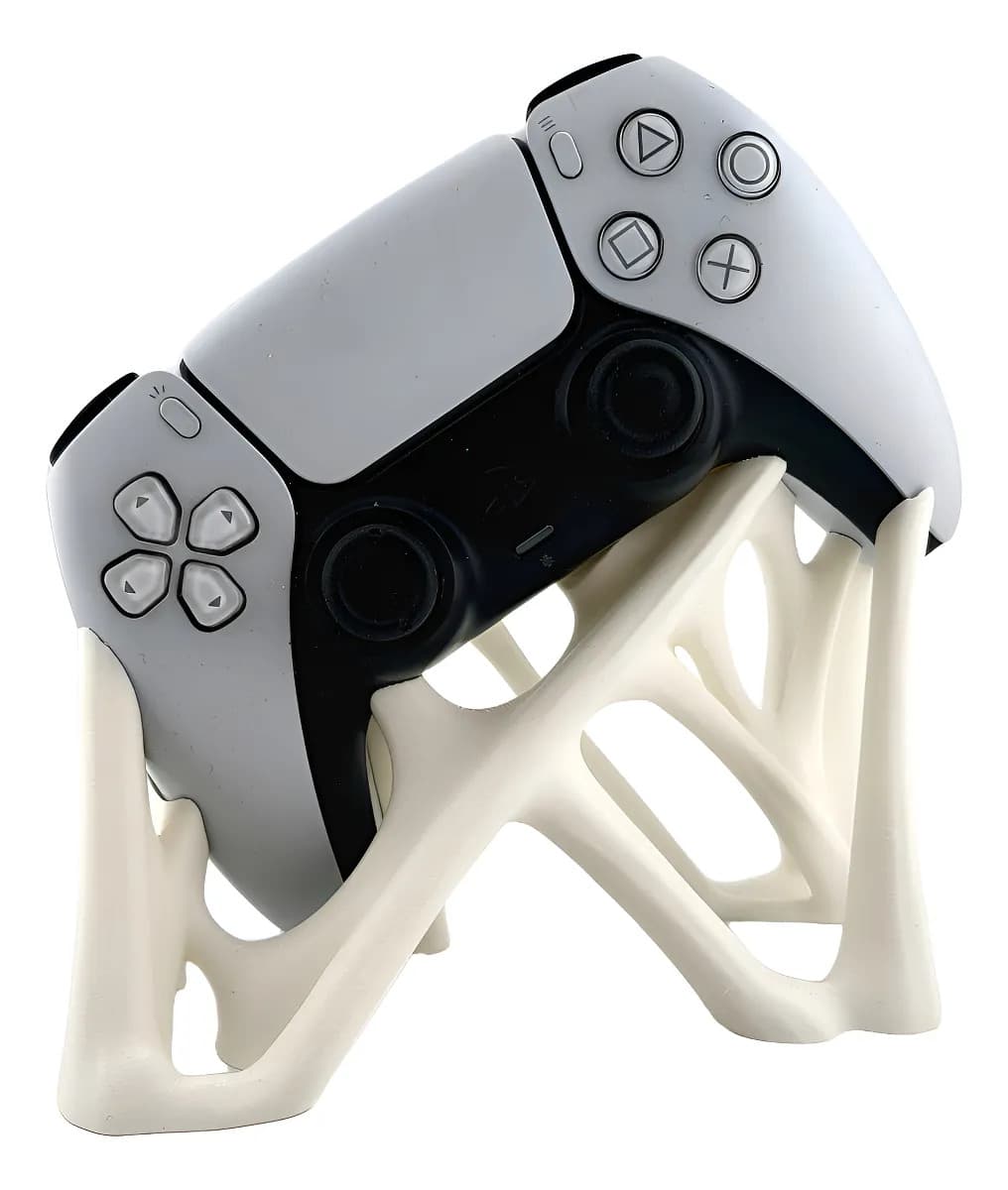 Soporte Control Reforzado Dualsense Ps5 Stand Joystick Ps5 Blanco