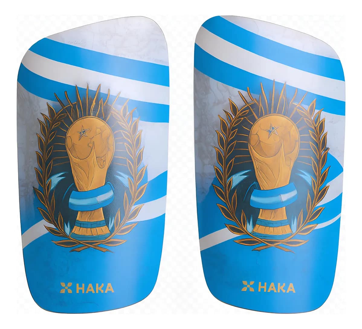 Canilleras De Argentina Haka Medium Azul